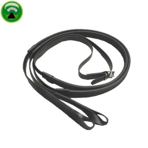 Corde de licous western en pvc noir pour chevaux de course - Product Image 5