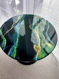 HANDMADE <b>Clear</b> Customizable Epoxy Resin <b>Table</b> top Kit with Model Angel Design Wedding Home Decor - Product Image 6