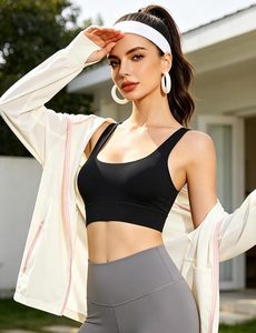 Soutien-gorge de sport de compression pour femme avec tissu de qualité supérieure pour les entraînements de haute intensité, la course à pied et le fitness - Product Image 4