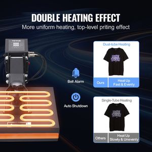 Pressa di calore ad alta pressione digitale ad alta pressione per stampante a sublimazione nera di qualità industriale 15X15 - Product Image 3