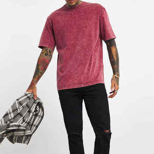 Camiseta Personalizada para Hombre, Estilo Hip Hop, Lavado Ácido, Spandex/Algodón, Bolsillo Grande, Antiarrugas, Secado Rápido, Transpirable, Estampado Vintage - Product Image 6