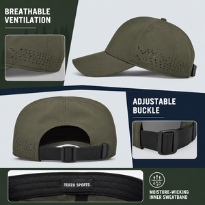 Gorras de Béisbol Personalizadas Resistentes al Agua para Exteriores, Gorras Deportivas Transpirables de Nailon con Logotipo Reflectante, Fabricante de Marca Privada - Product Image 4