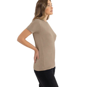 Camiseta de Mujer Next Level, Cuello Redondo, Color Sólido, Suave, Cómoda, Calidad Premium 6210, Mezcla de Algodón Suave - Product Image 3