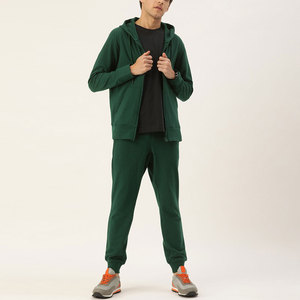 Unisex Custom Sweatpants and Hoodie <b>Set</b> 100% Cotton Eco-Friendly Plus Size Jogger Tracksuits - Product Image 1