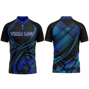 Camiseta Polo Profesional Personalizada con Tela de Alto Rendimiento Atlético, Identidad de Equipo Personalizada y Comodidad Superior para Interiores - Product Image 6