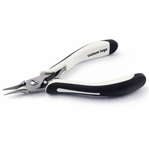 Pince à bec plat professionnelle 115 mm en acier inoxydable de haute qualité pour la fabrication de bijoux, la perlage, le filage et l'artisanat - Product Image 5