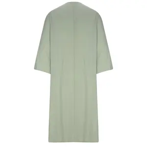 Túnica Islámica de Algodón para Hombre, Jubba Árabe, Vestido Árabe de Manga Larga, Secado Rápido, Transpirable, Largo hasta el Tobillo, Nuevo Estilo - Product Image 2