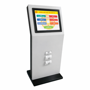 Kiosco Profesional de Gestión de Colas e Información Pública con Lector de Tarjetas de Identificación e Impresora Integrada |   AT-KIOSK – Disponible para OEM - Product Image 1