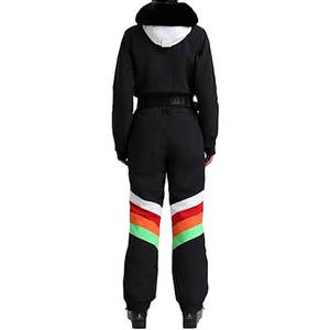 Traje de Esquí de Una Pieza para Mujer, Impermeable, Cortavientos, Mono para Snowboard, Traje de Nieve Aislado para Deportes de Invierno al Aire Libre - Product Image 2