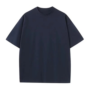 T-shirts pour hommes de haute qualité en lin/coton, écologiques, légers, tendance été, style streetwear, coupe classique, col roulé, manches courtes - Product Image 6
