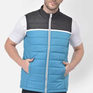 Custom Nylon Puffer Vest <b>Men</b> Lightweight Warm Quilted Outdoor Winter Sleeveless <b>Jacket</b> Insulated Wear - Product Image 3