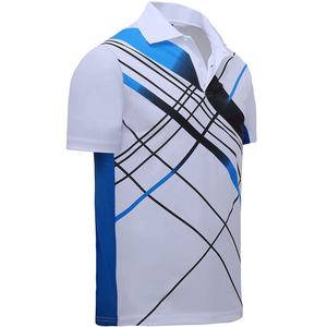 Polos de ajuste elástico de algodón 100% para hombre, camiseta Polo sublimada de talla grande lisa e impresa de alta calidad al por mayor - Product Image 3