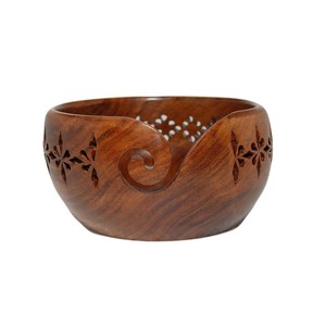 ชามไม้ชีแชมลายฉลุเลเซอร์ขายส่ง |   งานฝีมือจากเมืองโมราบาดะบาด - Product Image 2