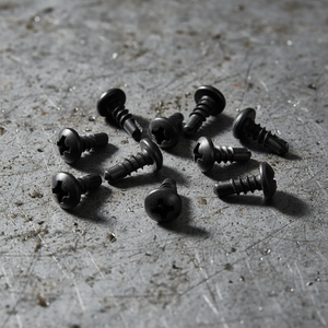 Tornillos de Anclaje para Concreto de Alta Resistencia Marca PDC, con Cabeza Plana y Arandela, Recubrimiento Negro, Acero al Carbono, Punta Phillips, Grado 4.8 6.8 Estándar - Product Image 1