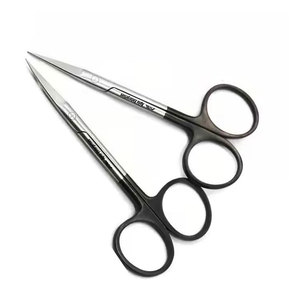 Tijeras Micro Iris de Doble Curvatura TC de Alta Calidad, Rectas y Curvas, de Acero Inoxidable, con Hojas Afiladas, Instrumento Quirúrgico de Precisión - Product Image 4