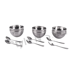 Services de table pour crème glacée, bols à crème glacée, gobelets froids personnalisés en acier inoxydable, bols en papier pour yaourt glacé avec un design unique - Product Image 1