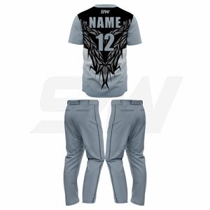 Camiseta de Béisbol de Alta Calidad 100% Poliéster, Ligera, MOQ Bajo, OEM, Camiseta de Softbol con Logotipo Personalizado, Sublimación, Kit de Béisbol - Product Image 2