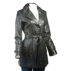 Chaqueta de Cuero Elegante para Mujer, Chaqueta Corta Ajustada de Primera Calidad, Abrigo de Motera a la Moda para el Invierno, Ropa de Abrigo para Uso Diario - Product Image 1