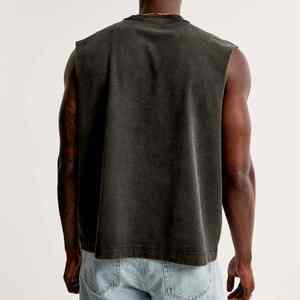 Débardeur Homme Style Urbain Hip Hop ODM, Impression Graphique Personnalisée, 100% Coton Doux et Polyester, Débardeur Sportif Décontracté Sans Manches - Product Image 4