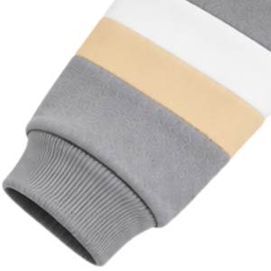 Sudadera con Capucha para Hombre, Color Gris, Diseño de Bloques de Color, Estilo Urbano Personalizado, Manga Larga, Puños Acanalados, Ropa Casual de Invierno - Product Image 4