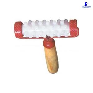 K-Star K518 Rouleau d'acupression magique en bois avec poignée pour la circulation sanguine, le soulagement de la douleur et la réflexologie - Product Image 1