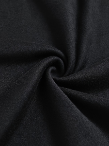 Women V Neck <b>Long</b> Sleeve <b>T</b> <b>Shirt</b> Slim Fit Casual <b>Black</b> 100% Polyester/Spandex/Cotton Knitted Breathable Heat Transfer Printing - Product Image 5