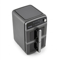 Four à friture à air numérique Sudex ARF-73 à double porte, 12 L, en acier inoxydable, pour la cuisine familiale