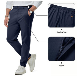 Pantalones Chinos de Alta Calidad para Hombre, 2 Bolsillos Laterales, Ligeros, Versátiles, Estilo Vintage, para Eventos Formales al Aire Libre, Verano, Servicio OEM - Product Image 5