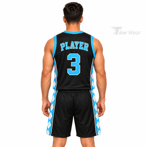 Venta al por mayor de fábrica, ropa de baloncesto profesional, logotipo de equipo personalizado impreso, uniforme deportivo transpirable, pantalones cortos, conjuntos de talla grande - Product Image 4