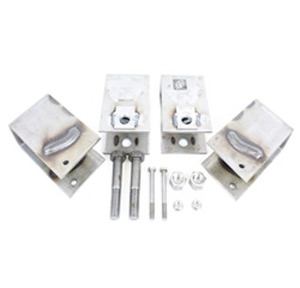 Kit de suspension de remorque à essieu simple RUBBERMAN avec ressorts à glissière, neuf, hauteur avant 6-1/4 po, arrière 7-11/16 po, suspension de remorque robuste - Product Image 3