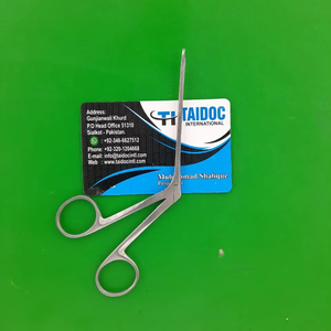 Ciseaux miniatures Bellucci pour la coupe, instruments chirurgicaux ORL miniatures avec lame en acier inoxydable, pointe acérée, manche en acier - Product Image 1