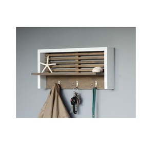 Panneau d'organisation en bois pour murs d'entrée, offrant un rangement pratique pour la maison, le bureau, le magasin et la gestion des clés de réception - Product Image 5