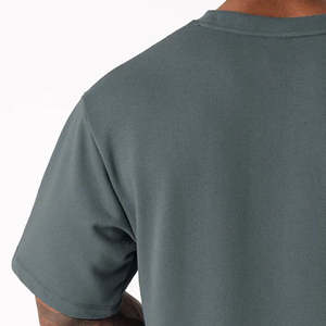 T-shirts imprimés amples en coton épais 100 % pour hommes, style décontracté, tie-dye vintage - Product Image 4