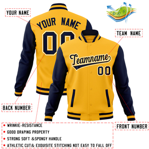 Blouson Bomber Homme Style Universitaire Coupe-Vent Hiver Col Montant Broderie Baseball Letterman Grande Taille OEM ODM Vente en Gros - Product Image 5