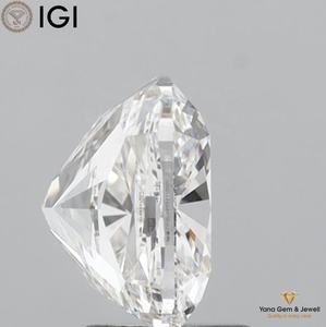 Diamant de laboratoire CVD Pure Brilliance, taille coussin, 3,00 carats, avec certificat IGI, couleur F, clarté VS2, pour bague de mariée - Product Image 4
