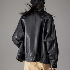 3254 Dernier design, veste en cuir de moto ample et stylée pour femme, en cuir d'agneau de haute qualité avec revers - Product Image 3