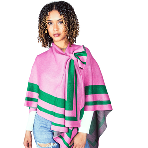 Pink Shoulder Strap <b>Shawl</b> Women Soft Knit <b>Wrap</b> Elegant Draped Scarf Stylish Shoulder Cover Casual Fashion Layering Accessory - Product Image 4