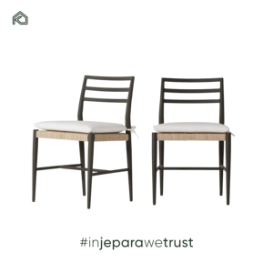 Commercial Grade Solid Teak Wood Fabric <b>Dining</b> <b>Chair</b> Modern Design Eco-Friendly Waterproof Outdoor Hotel Restaurant Resort Villa - Product Image 5