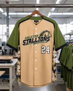 ชุดเบสบอล/ซอฟต์บอลแบบสั่งทำพิเศษ ไซส์พลัส SALSTAR SPORTS พิมพ์ลายแบบ Sublimation สายปรับได้ แห้งเร็ว ระบายอากาศได้ดี 100% สำหรับทุกเพศ - Product Image 5