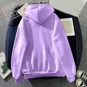 Sudadera con capucha unisex personalizada con logo, transpirable, cortavientos, ecológica, de forro polar con cremallera completa, bordada, estilo hip hop, para invierno, venta al por mayor, color liso. - Product Image 5