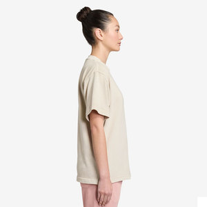 Fabricante de camisetas personalizadas de corte holgado, camiseta de cuello simulado para mujer, al por mayor, lisa, de manga corta, de tela gruesa y extragrande para mujer - Product Image 2