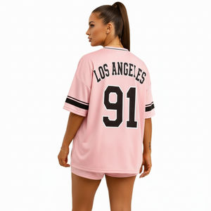 Camiseta Deportiva con Cuello en V, Antibacteriana, Impresión Personalizada, 100% Poliéster, Transpirable, Manga Corta, Diseño de Transferencia Térmica, Ligera - Product Image 5