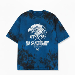 Camiseta para hombre con efecto acid wash, tela de algodón suave, estilo vintage desgastado, corte relajado, perfecta para uso diario informal, moda urbana. - Product Image 2