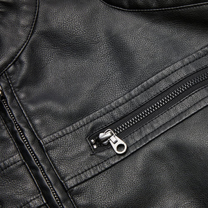 Solid Color <b>Men</b> <b>Leather</b> <b>Jacket</b> Custom Design <b>Leather</b> winter <b>jacket</b> Top Seller Casual Wear <b>Leather</b> <b>Jacket</b> For <b>Men</b> - Product Image 6