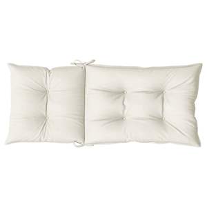 Juego de 4 Cojines y Almohadas para Exteriores de Poliéster 100% Color Crema Melange, Cojín para Silla de Respaldo Alto - Product Image 6