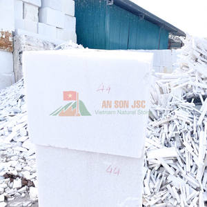 Premium <b>Polished</b> Matt White Marble Blocks/Slabs-Vietnam Pure White Natural Stone for Luxury <b>Floor</b> Wall Tiles Outdoor Use - Product Image 3