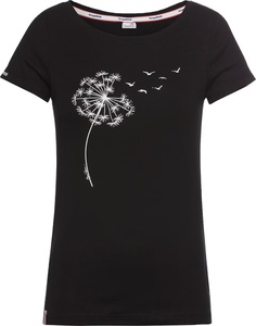 AOP เสื้อยืด100% แขนสั้นลำลองสำหรับผู้หญิง, ผ้าฝ้ายถักสีดำเสื้อกันลื่นปักลายเป็นมิตรกับสิ่งแวดล้อม - Product Image 4