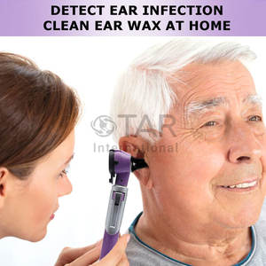 Mini Otoscopio Portátil con Luz y Kit de Examen, Lupa de Fibra Óptica 3X con Puntas de Repuesto, Bombilla de Repuesto y Protector - Product Image 3