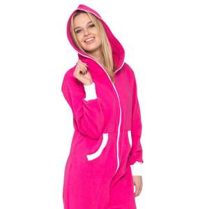 Mono de Forro Polar Suave y Transpirable de Poliéster/Algodón para Mujer, Estilo Clásico Vintage, Informal, Personalizado, para Otoño/Invierno - Product Image 5