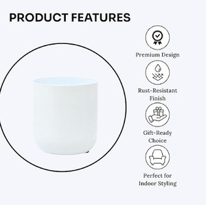 Maceta Colgante de Hierro Vintage |   Jardinera Rústica Hecha a Mano para Patio, Estilo Granja - Product Image 3